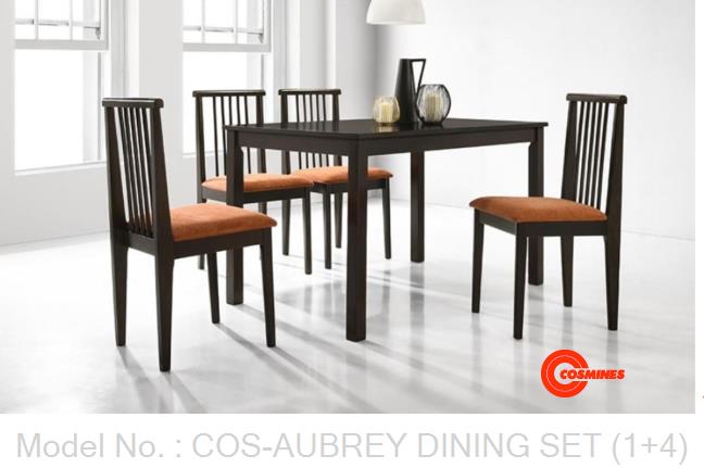 COS-AUBREY DINING SET (1+4)